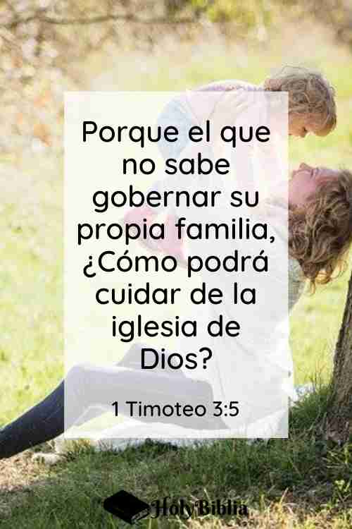 1 Timoteo 3:5