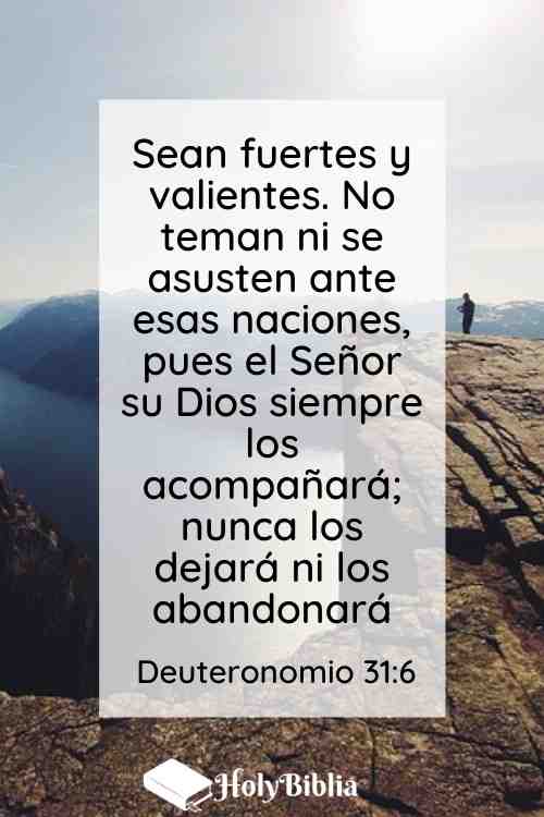 Deuteronomio 31:6