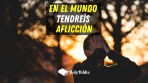 En el mundo tendréis aflicción Estudio Bíblico y significado
