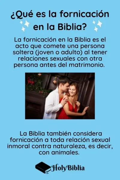 Fornicación en la Biblia