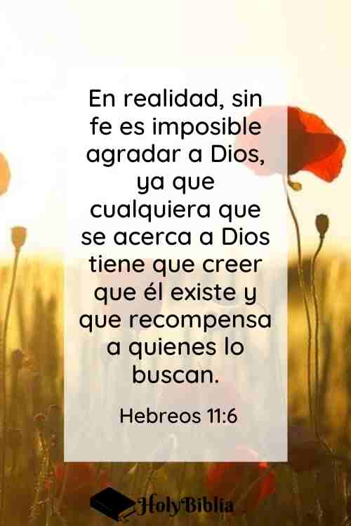 Hebreos 11:6