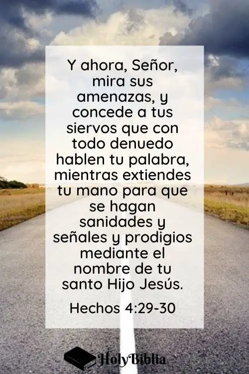 Hechos 4:29-30