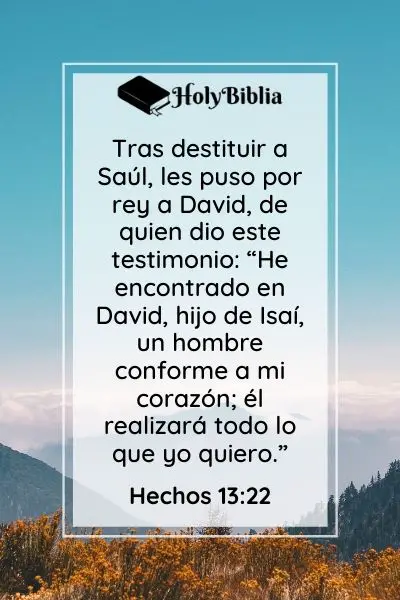 Historia del Rey David Quién era David en la Biblia Hechos 13-22