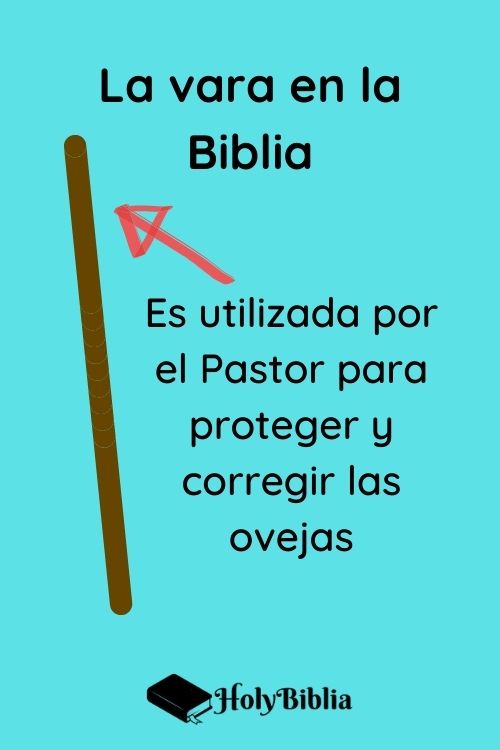 La vara en la Biblia representa la protección y corrección de Dios