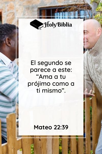 Mateo 22 39 Qué significa amar al prójimo como a tí mismo