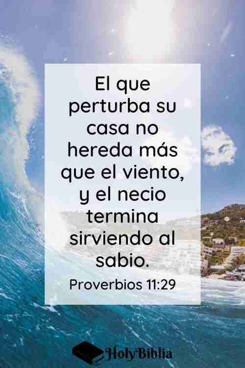 Proverbios 11:29