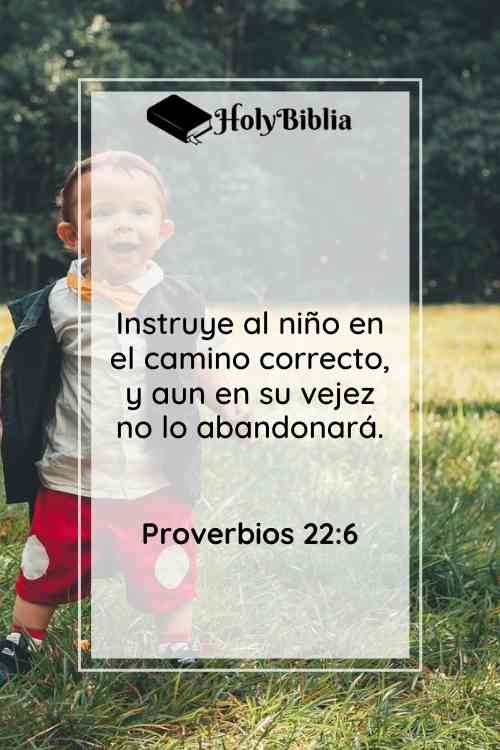 Versículos para niños Biblia Proverbios 22:6