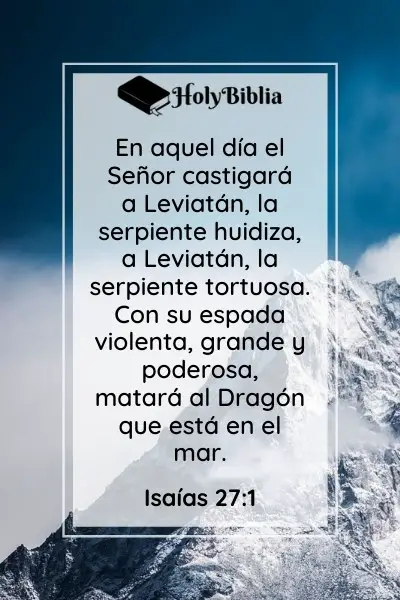 Qué es el leviatán cual es su significado en la Biblia - Isaías 27-1