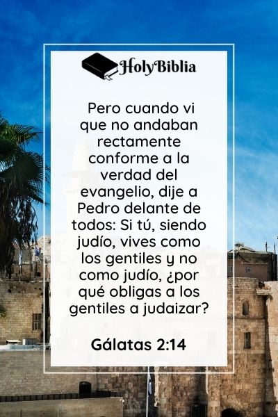 Quiénes eran los judaizantes en la Biblia Gálatas 2 14
