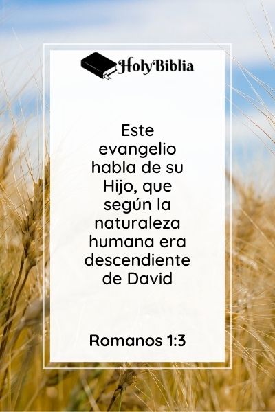 Romanos 1:3 Qué significa que Jesús es el Hijo de David
