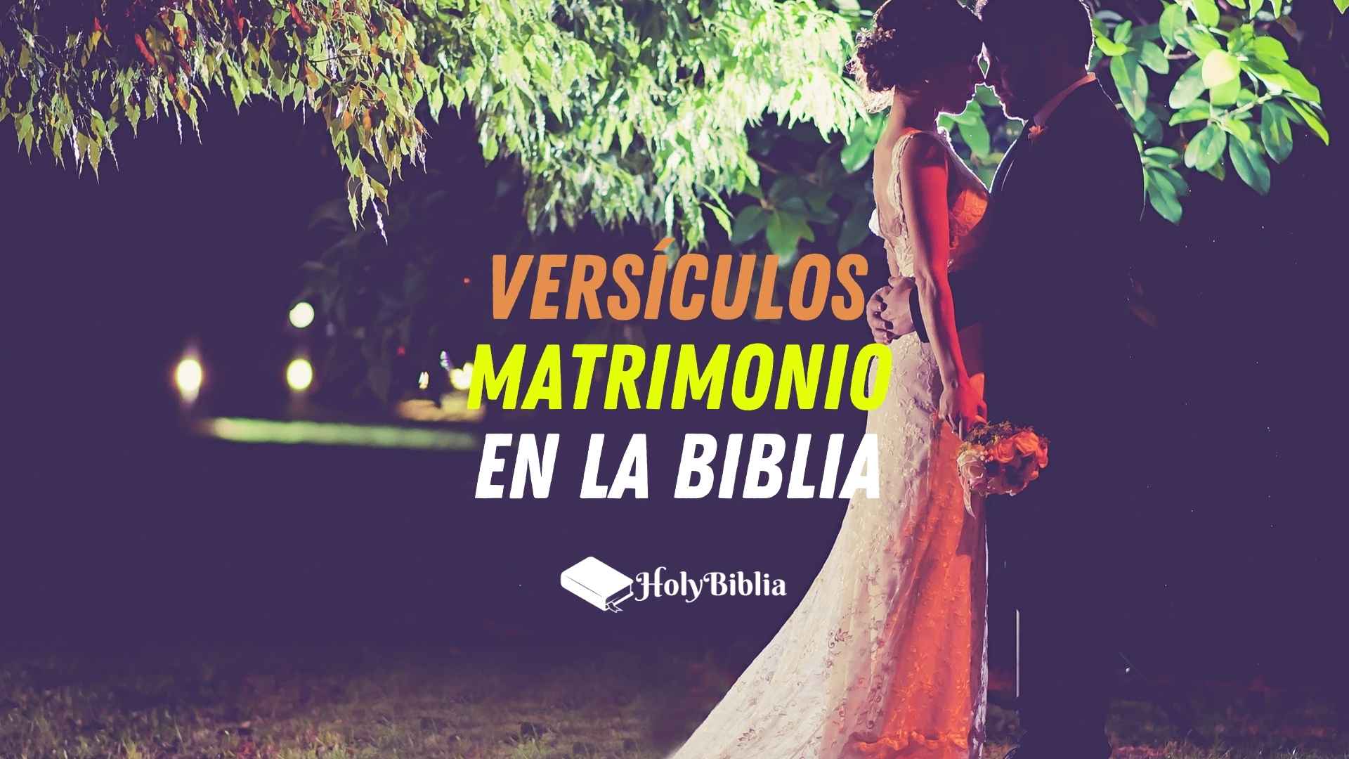 Versículos Matrimonio en la Biblia