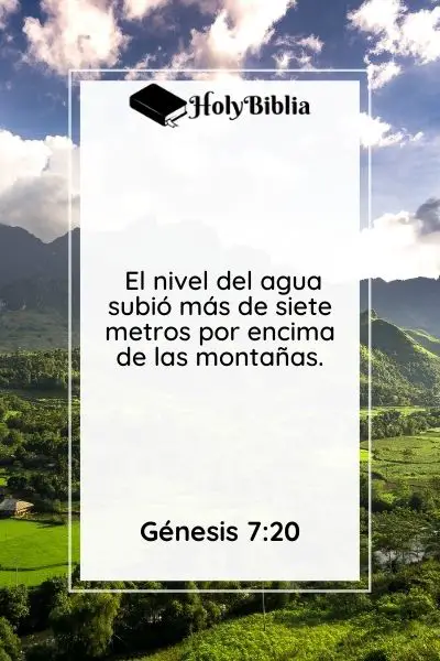 ¿que es un codo en la biblia Génesis 7-20